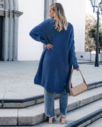 Muse By Magnolia Blue Chunky Duster Cardigan - FINAL SALE