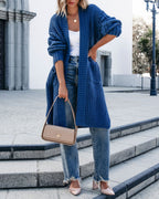 Muse By Magnolia Blue Chunky Duster Cardigan - FINAL SALE