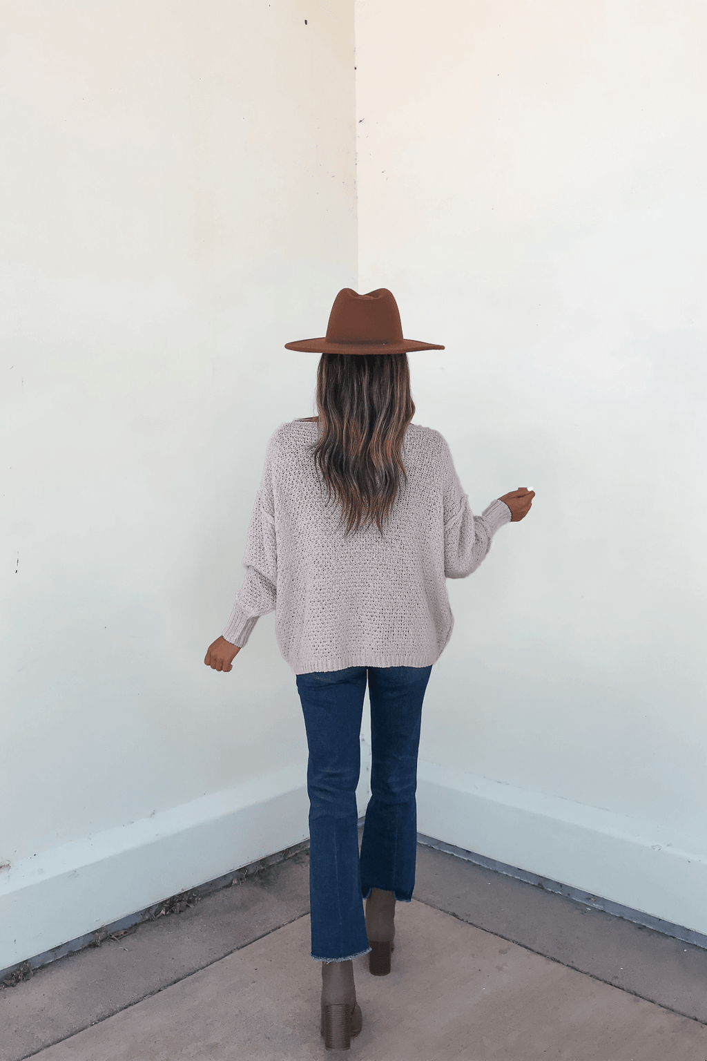 Natasha Grey Cable Knit Sweater - FINAL SALE