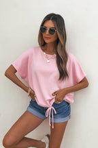 Soft Scuba Lounge Top - Pink
