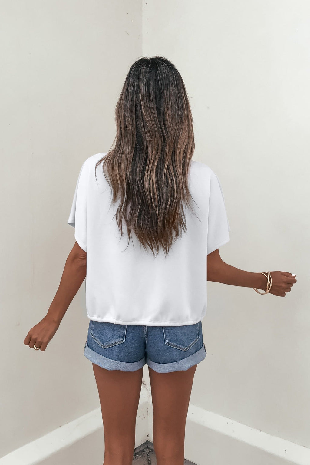 Soft Scuba Lounge Top - White