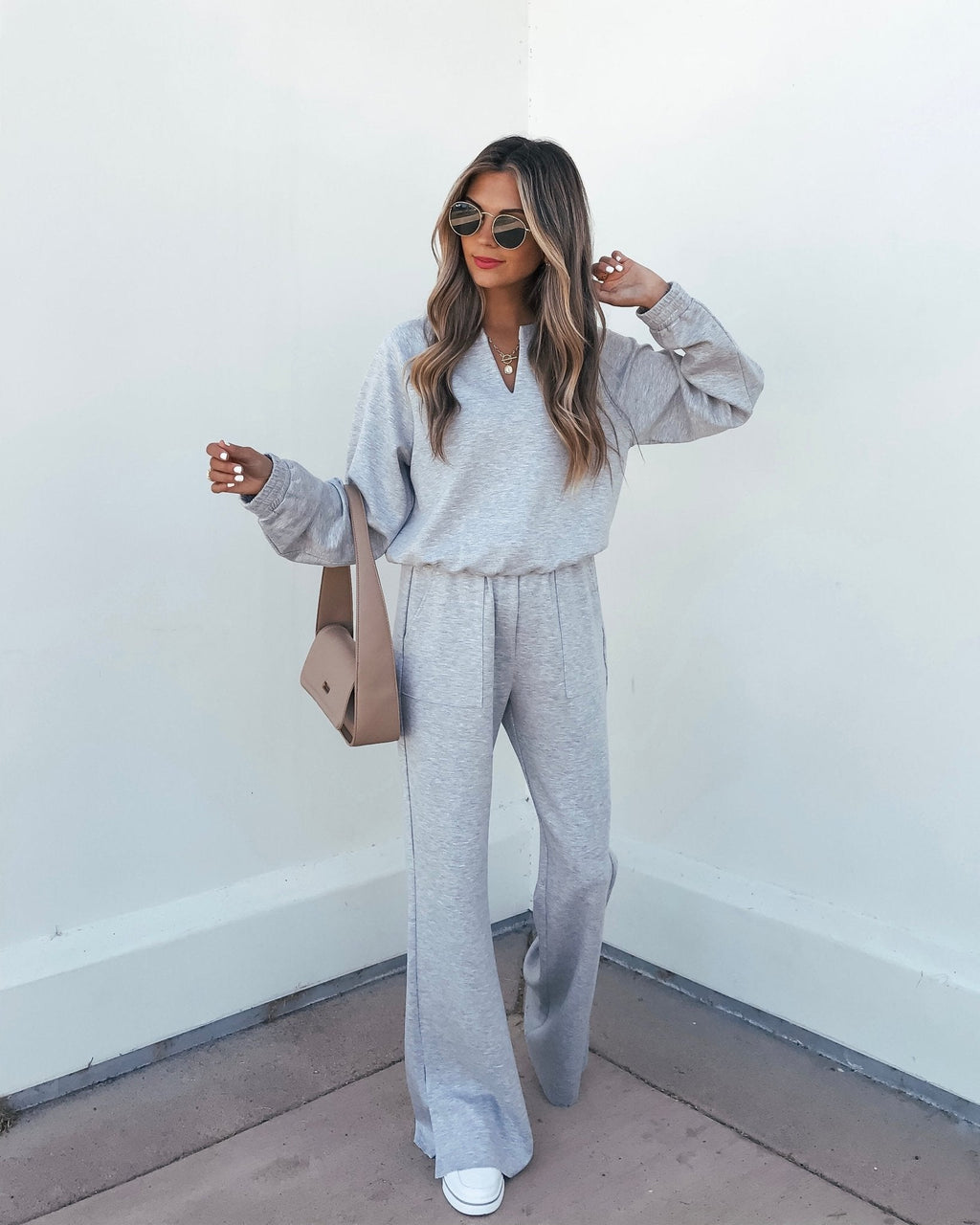 Stay Active Grey Lounge Sweatshirt - FINAL SALE