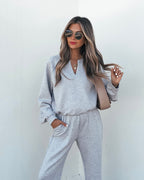 Stay Active Grey Lounge Sweatshirt - FINAL SALE