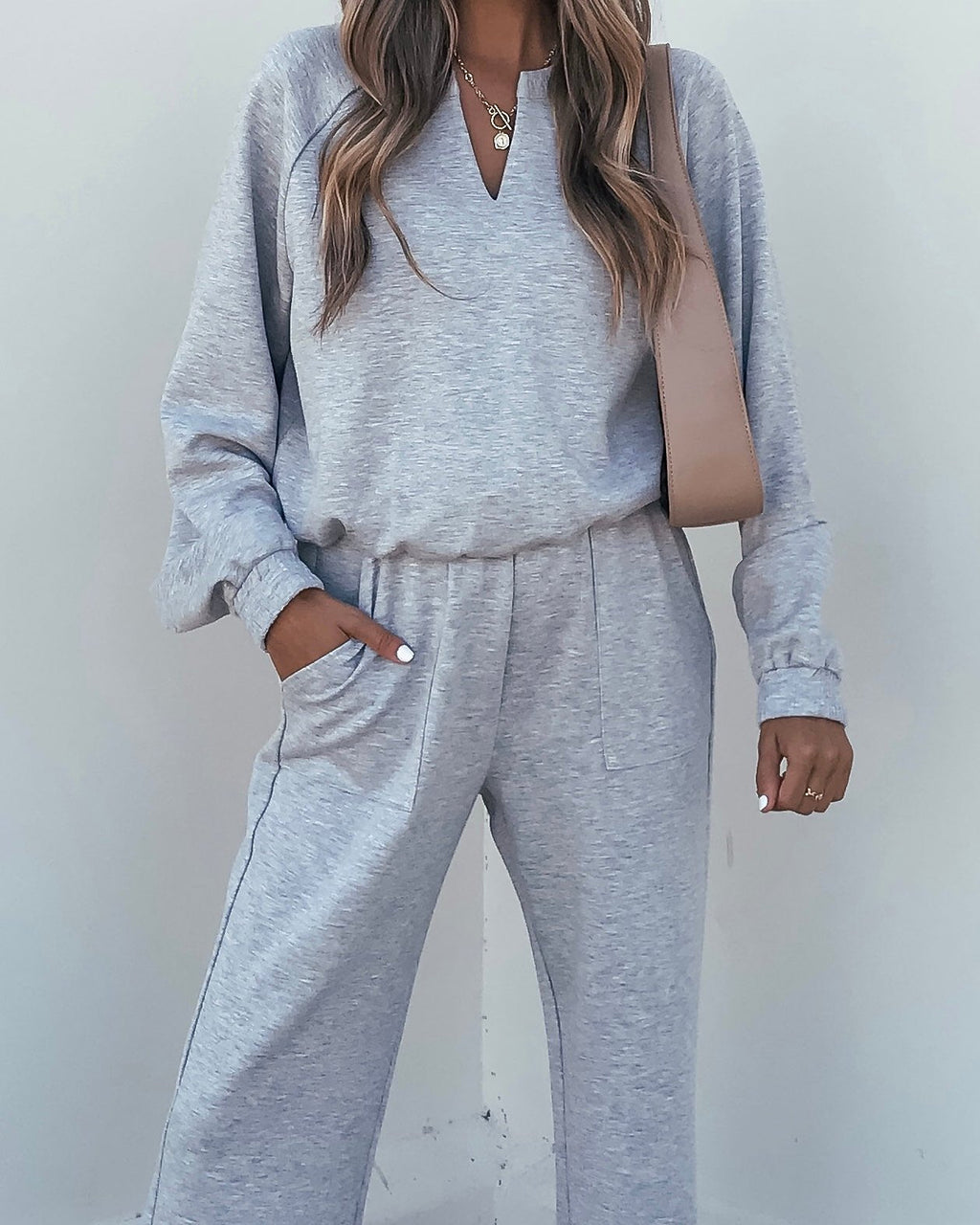 Stay Active Grey Lounge Sweatshirt - FINAL SALE