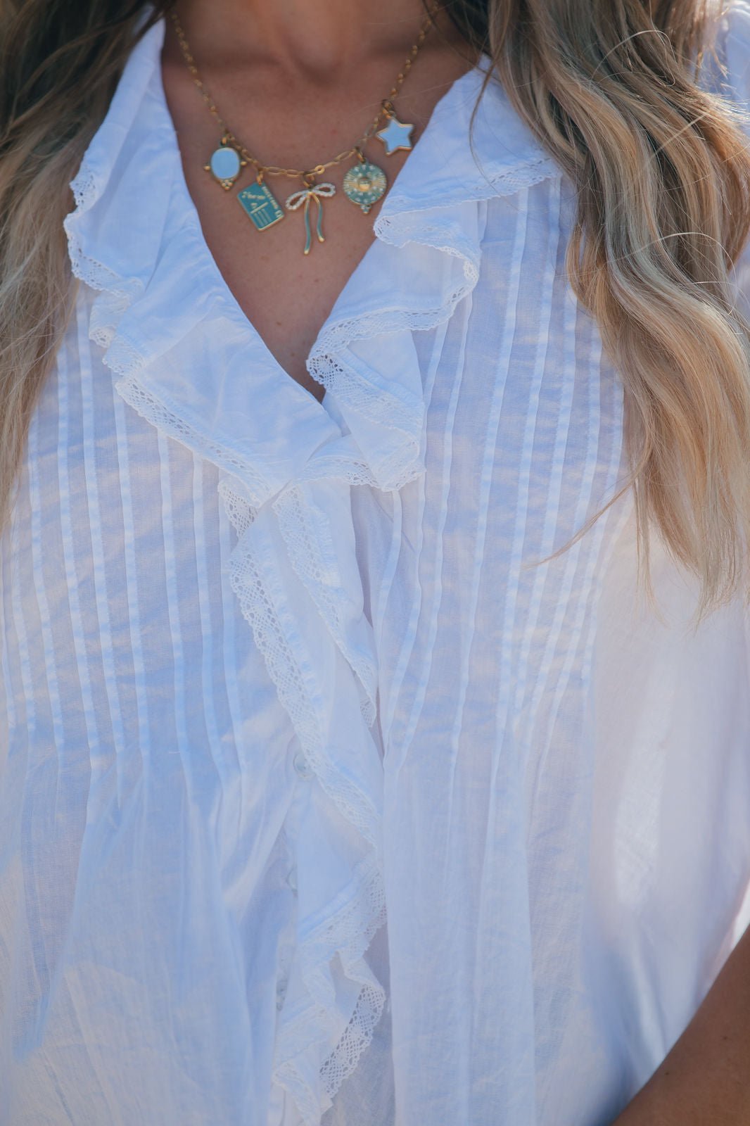 Steve Madden Natural Lyric Top
