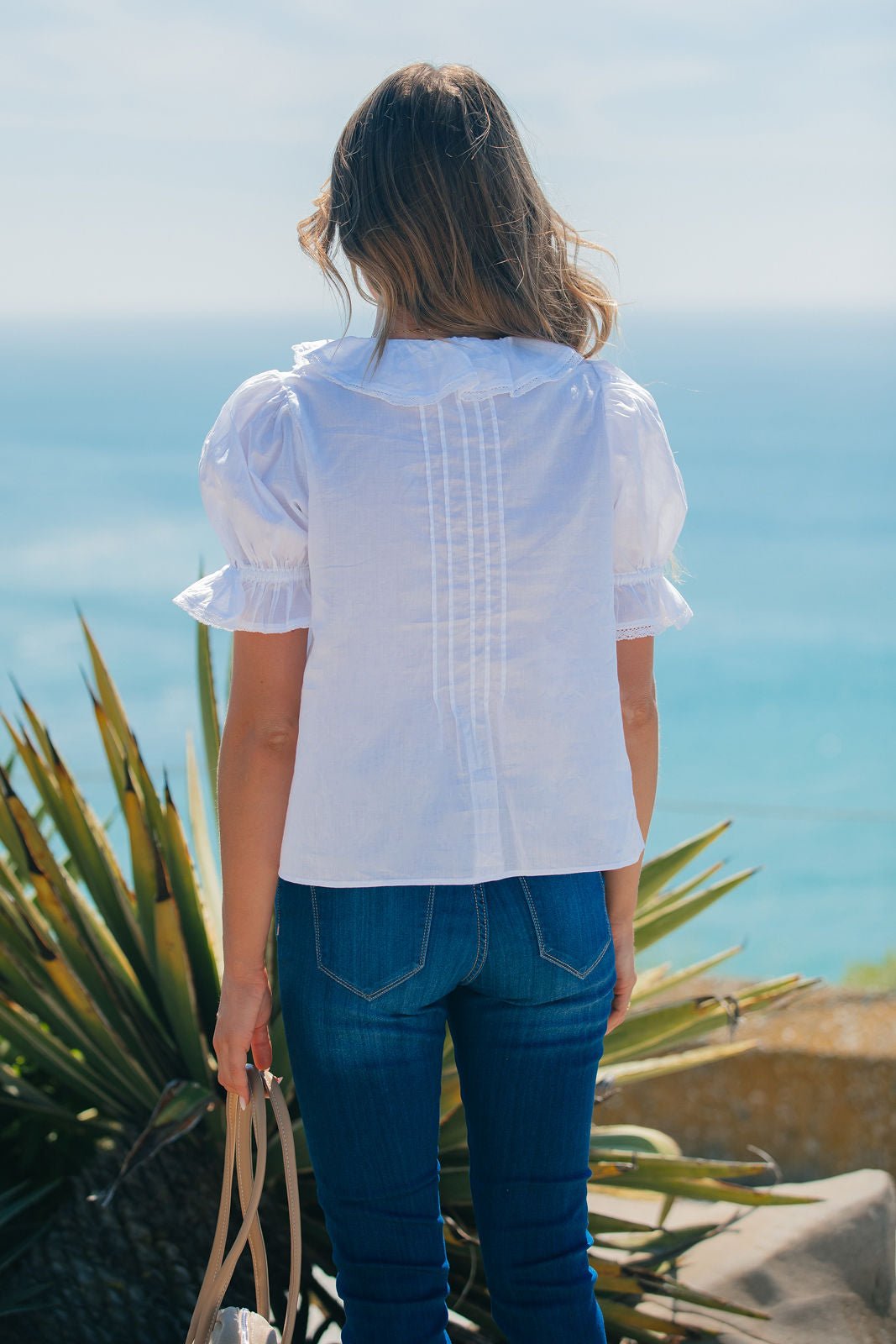 Steve Madden Natural Lyric Top