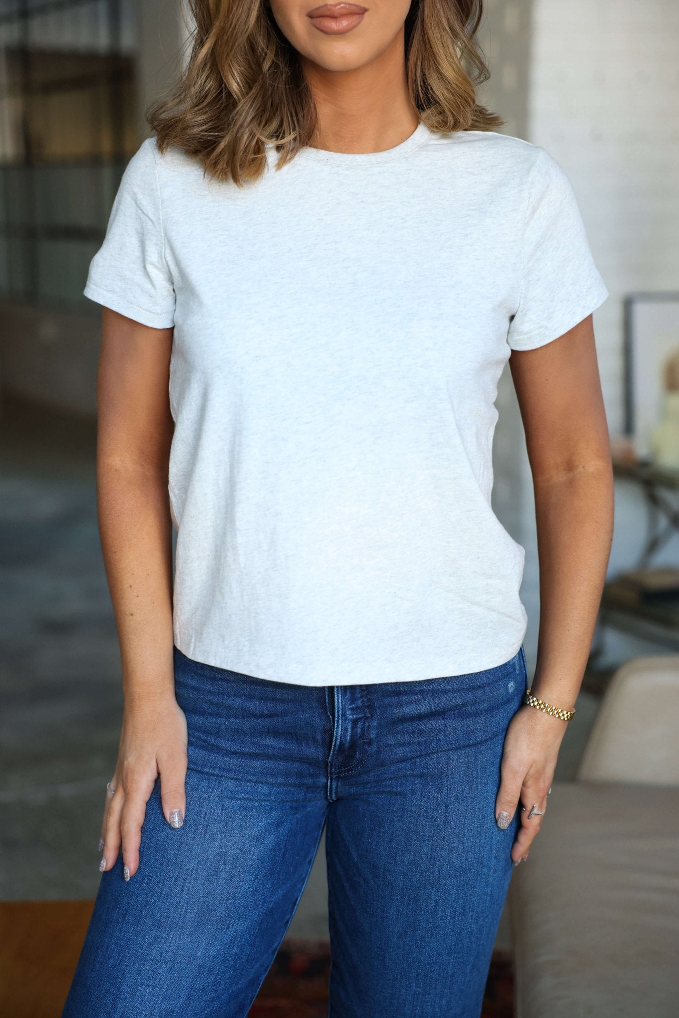 Thread and Supply Basic Grey Tee - FINAL SALE
