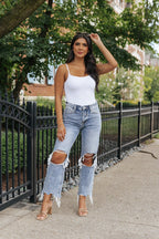White Seamless Double Layer Bodysuit